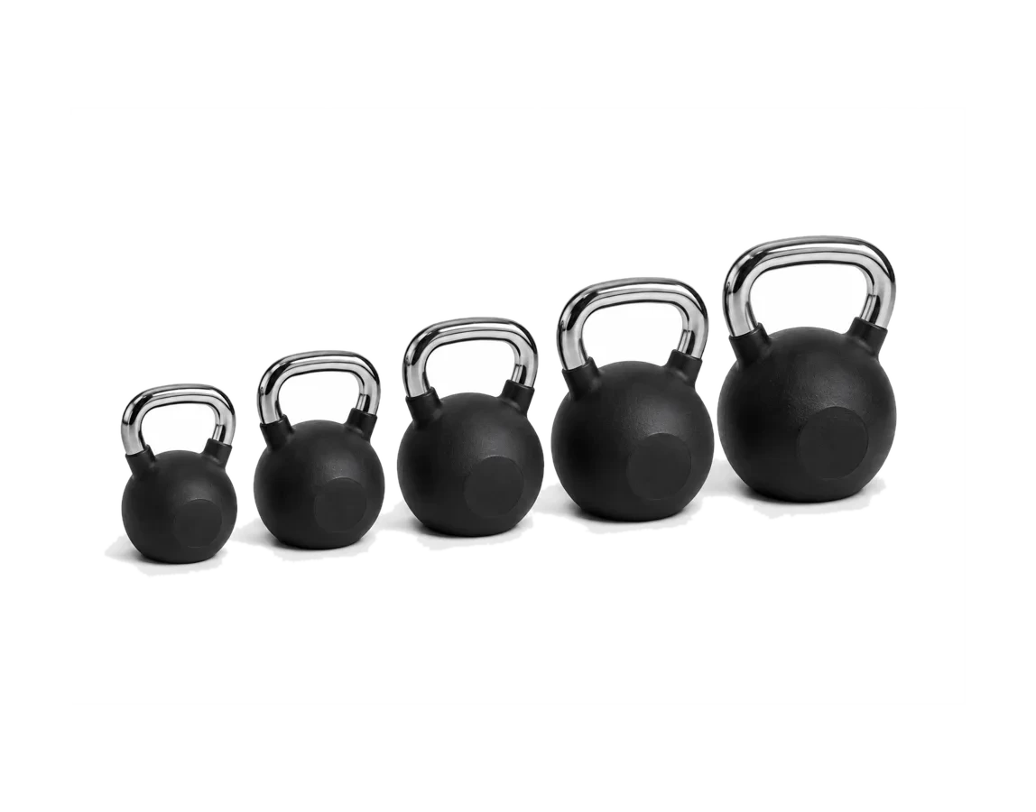 Rubber Coated Kettlebells – rubber kettlebells manufactured by IRONHUE